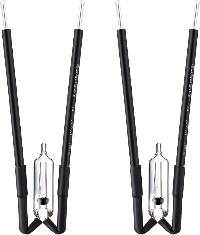Qualirey 2 Pieces UV Light Bulb Starter for Bug Zappers Compatible with Flowtron, Compatible with 531-9340, BK-15, BK-15D, BK-40, BK-80, MC9000 FC7600, BF-150