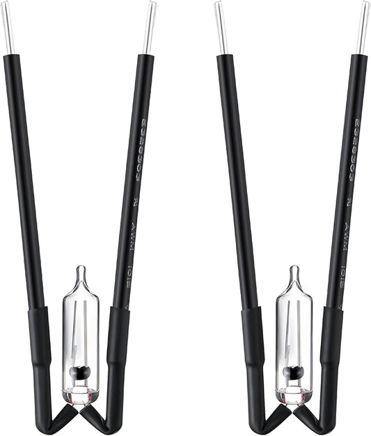 Qualirey 2 Pieces UV Light Bulb Starter for Bug Zappers Compatible with Flowtron, Compatible with 531-9340, BK-15, BK-15D, BK-40, BK-80, MC9000 FC7600, BF-150
