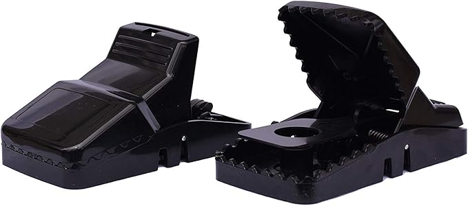 Rat Snap Traps by Eco Pro Pest Control | 6-Pack Snapping Rat Traps with Teeth | Reusable Rodent Trap for Indoor & Outdoor Use | Easy Set Up, Quick, & Powerful Rat Trap with a No-Escape Rat Trap Snap