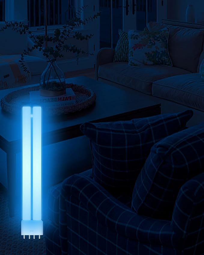 Shootingstar 2G11 18W Bug Zapper Replacement Bulb, H-Shaped Replacement Light Bulb for 18W Mosquito Zapper Insect Attracting Lamp with 4 Pin Base