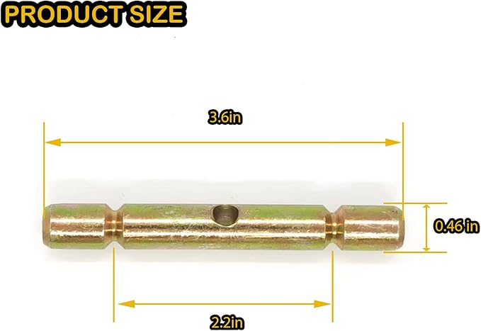 Shear Pin 2205063 for Polaris ATV Snow Plow Glacier Pro Shear Pin 2015-2019 Sportsman (2 Pack)