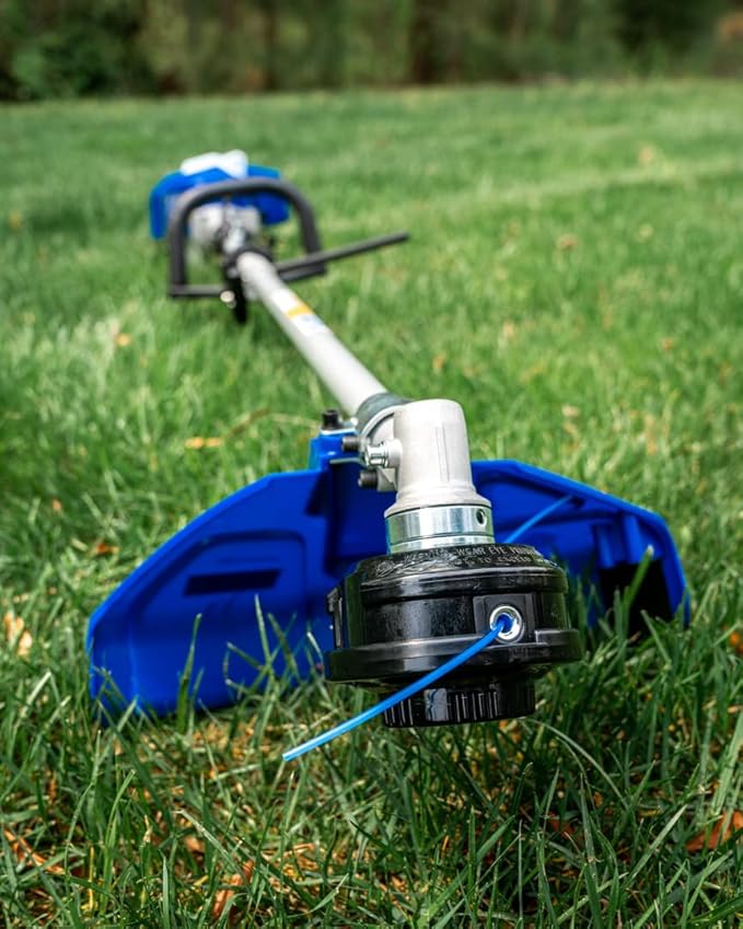 WILD BADGER POWER 26cc Weed Wacker Gas Powered, 3 in 1 String Trimmer/Edger 17'' with 10'' Brush Cutter,Rubber Handle & Shoulder Strap Included