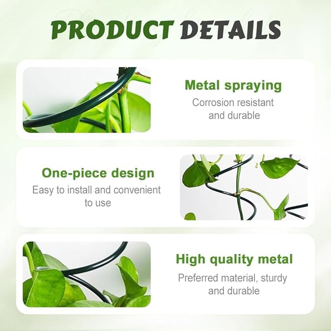 Tomato Twist Stake, Tomato Twist, Twisted Tomato Stakes, Spiral Tomato Stakes, Climbing Plant Stake Tower Plant Supports (4PCS)