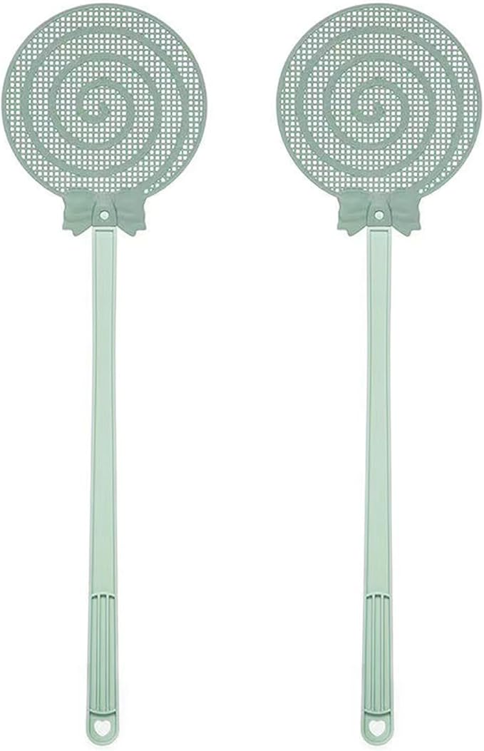 Fly Swatter, Fly Swatter for Indoors, FlySwatter, Fly Swatters Green 2PCS