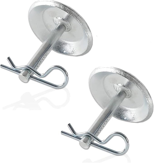 2205071 and 2208864 Heavy Duty Snow Plow Skid Shoes,Compatibility Part ATV UTV Polaris K-Plow 2205071 and 2208864 Hardened Steel Snow Plow Non Slip Base with Quick Release Cotter Pins