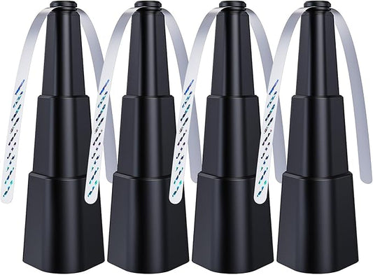 Fly Fans for Tables, Food Repellent to Keep Flies Away for Indoor/Outdoor, Portable Table Top Deterrent Swatter for Picnic, Camping, Restaurant, BBQ (Black)