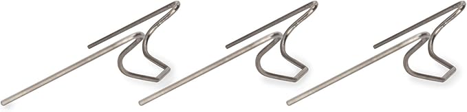 100 Pcs Greenhouse Glazing Clips, Stainless Steel W Type Clip, Aluminium Greenhouse Care, W-Wire Green House Fitting