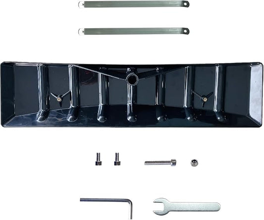 Black 25 Inch x 6 Inch Replacement Poly Blade for Snow Roof Rake, Snow Rake Blade