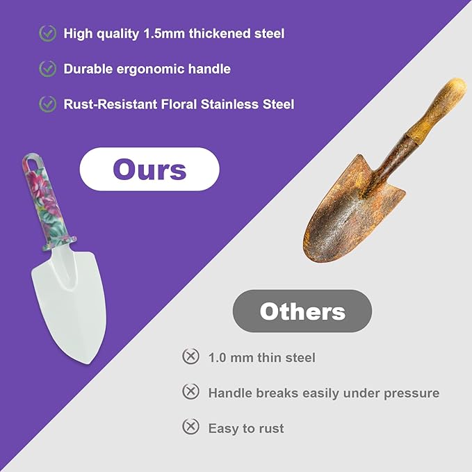 Gardening Gifts for Grandma, Mothers Day Birthday Gifts Garden Tool Set for Grandma,Gardening Kit for Women