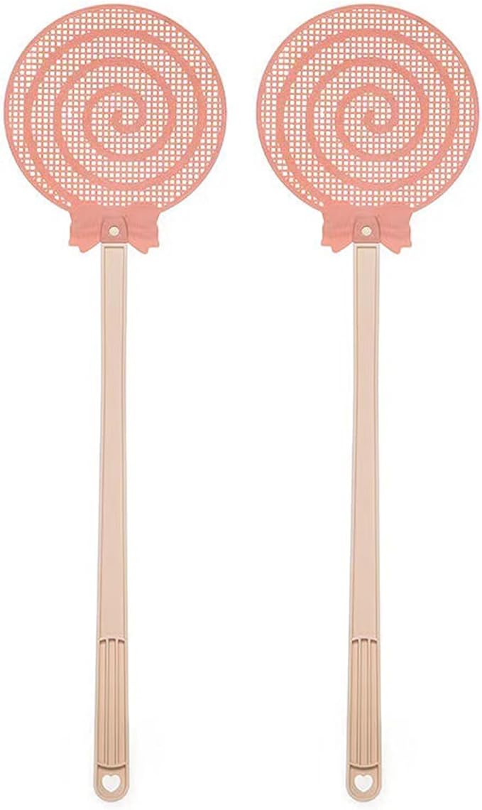 Fly Swatter, Fly Swatter for indoors, FlySwatter, Fly Swatters Pink 2PCS