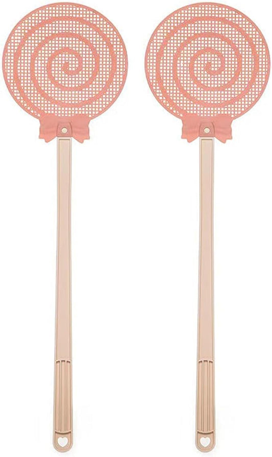 Fly Swatter, Fly Swatter for indoors, FlySwatter, Fly Swatters Pink 2PCS