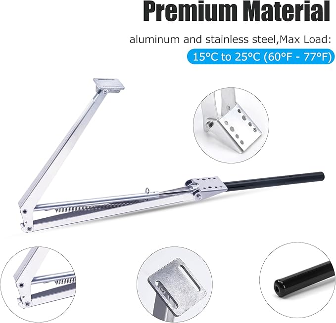 CHANGE MOORE Auto Vent Opener Automatic Greenhouse Window Opener Roof Vent Opener Auto Vent Kit Sensitive Gardening Tools Automatic Greenhouses Supplies (Single Spring Up to 33lbs)