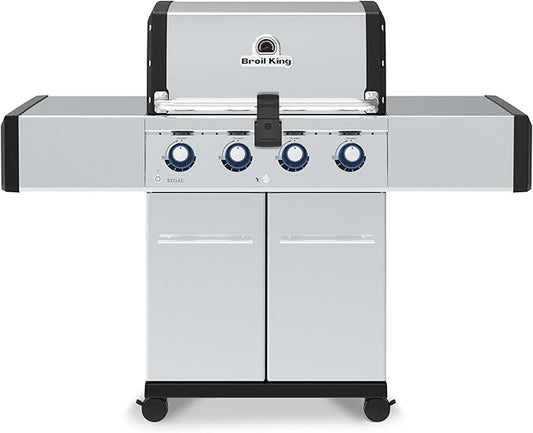 Broil King 956314 Regal S 420 Pro Propane Gas Grill, 4-Burner, Stainless Steel