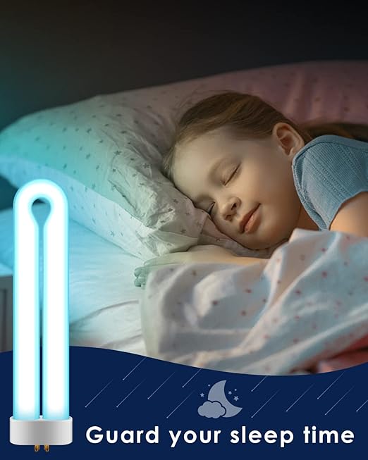 6 Pack Replacement Bulbs FUL15W BL with 4 Pin Base, Indoor Outdoor 15W U Shape Lamp Tube Compatible with T6 T8 T9