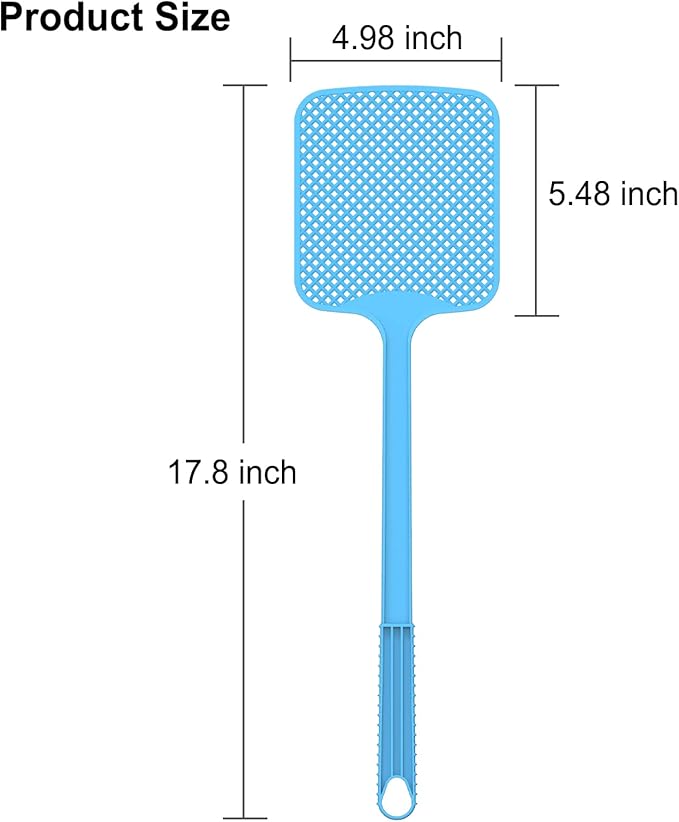 (8 Pack) Fly Swatters,Large Bug swatter That Work for Indoor and Outdoor