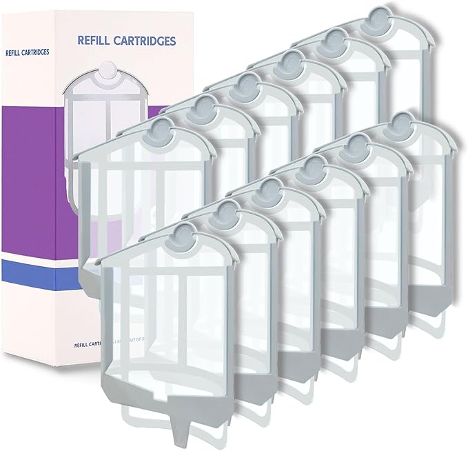 ZVVN 12 Pack Refill Cartridges, Refills Compatible with Indoor Light M364A and Max, Replacement 100% Fit (8 Refill Cartridges) (12 Refill Cartridges)