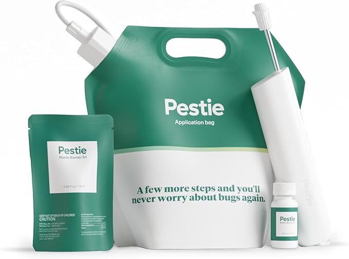 Pestie Home Barrier Pest Control Kit, Expert Pest Control for Your Home, Fast-Acting, Long-Lasting Insect Killer, Professional Spray Protects Against Common Pests