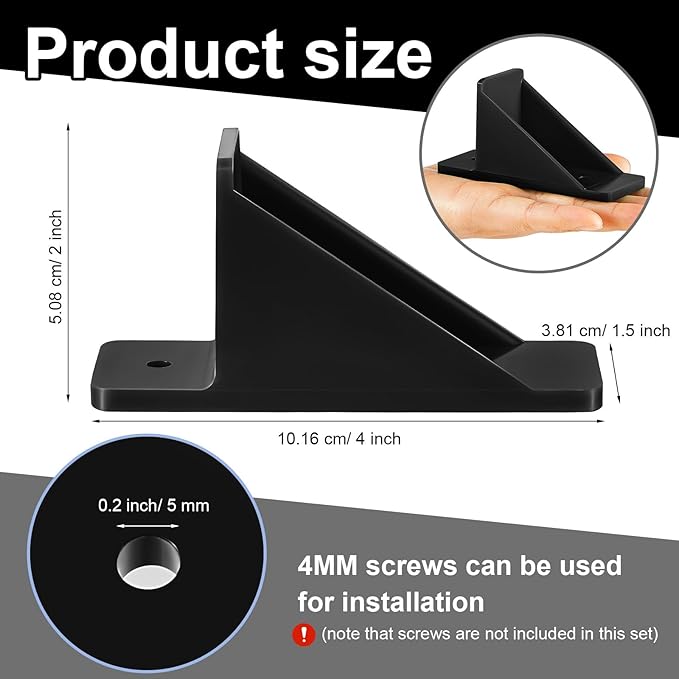 Taiyin Mini Snow Guards for Metal Roofs Prevent Sliding Ice Snow Stop Buildup Block to Stop Ice from Sliding Off Your Metal Roof