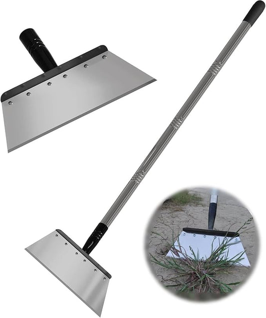 Multifunctional Garden Shovel – 54" Heavy Duty Stainless Steel Cleaning Tool with Adjustable Handle for Weeding, Lawn Edging, Snow/Ice Removal & Digging, Durable Outdoor Spade & Scraper