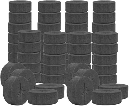 SUCOHANS 100 Pack Cloning Collars Inserts Premium Grade Foam, Cloner Collars, Better Than Neoprene for Hydroponics Plant Germination in DIY Cloner & Clone Machines, Fits 2 Inch Net Cups (Black)