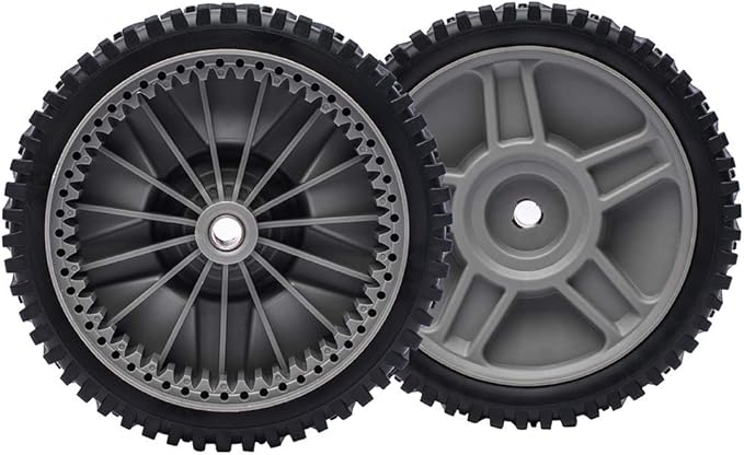 2 Pack Lawn Mower Drive Wheels Replaces Craftsman Poulan Husqvarna HOP AYP 581009202 193912X460 8"X1-3/4"