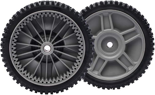 2 Pack Lawn Mower Drive Wheels Replaces Craftsman Poulan Husqvarna HOP AYP 581009202 193912X460 8"X1-3/4"