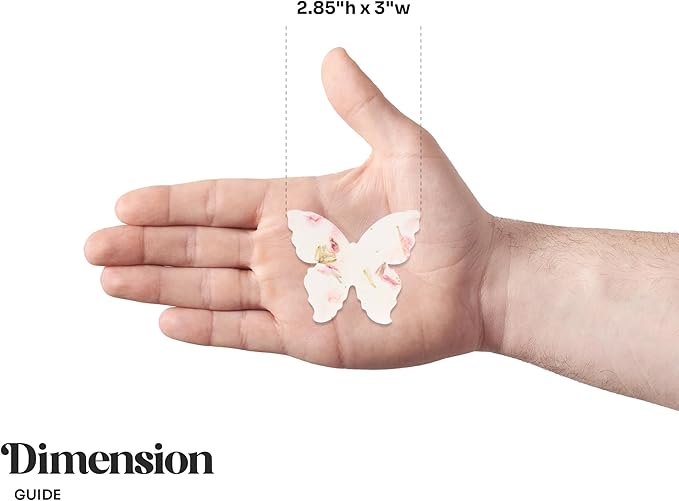 Set of 24 Pink Butterfly – Plantable Seed Paper Embedded with Wildflower Seeds for Bridal Shower, Wedding Gift, Birthday, & Other Milestone Celebrations