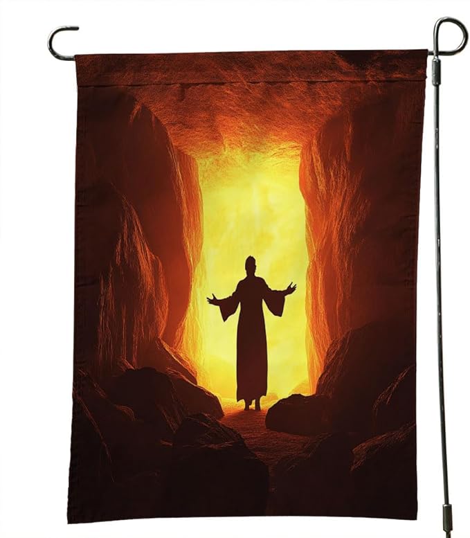 BirthJesus Outdoor Garden Flag 12X18 Inches Double Sided Seasonal Garden Flag