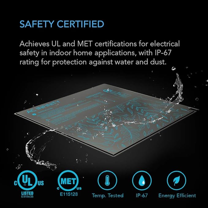 AC Infinity SUNCORE A7, Waterproof Seedling Heat Mat 48" x 20.75" MET & UL-Certified Heating Pad for Indoor Gardening, Hydroponics, Germination, Cloning