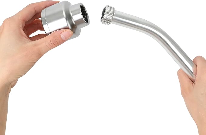 STYDDI 18-inch Soft Rain Watering Wand with Shut Off Valve, Lightweight and Durable Metal Gentle Watering Wand Perfect for Hanging Baskets, Planters, Garden, Shrubs and Seedbed