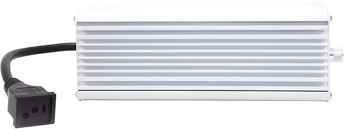 SunStream 1000 Watt HPS Light Dimmable Electronic Grow Light Ballast for Indoor Plant (White)