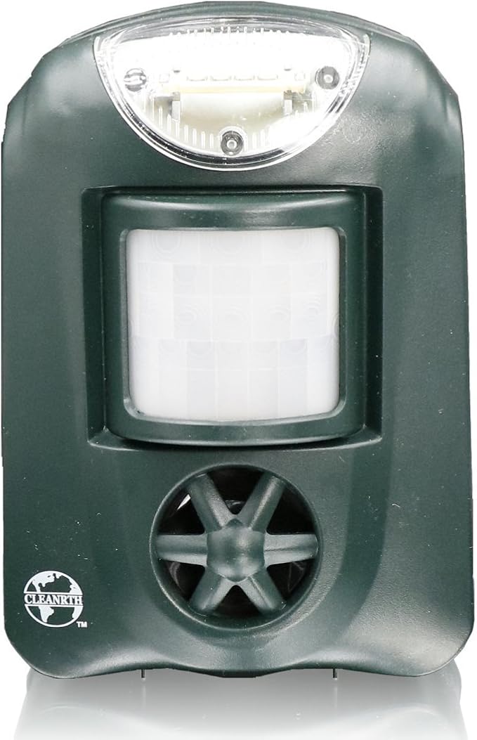 Cleanrth TSBR610 Advanced Sonic & Ultrasonic Bird Repeller - Includes Triple Scan Technology