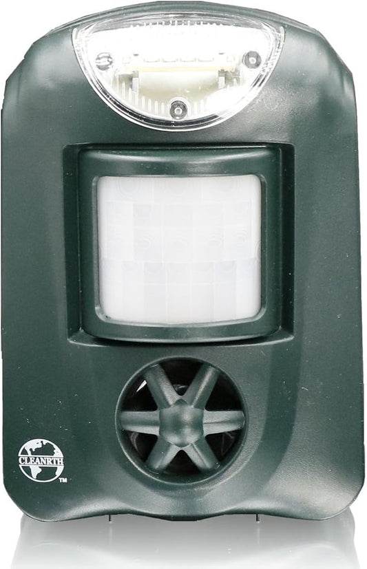 Cleanrth TSBR610 Advanced Sonic & Ultrasonic Bird Repeller - Includes Triple Scan Technology