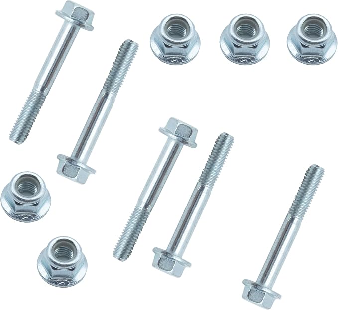 (5 Pack) 19M8321/14M7397 M6 x 45 Screw and Nut Kit - Compatible with John D-eere Replaces 19M8321A