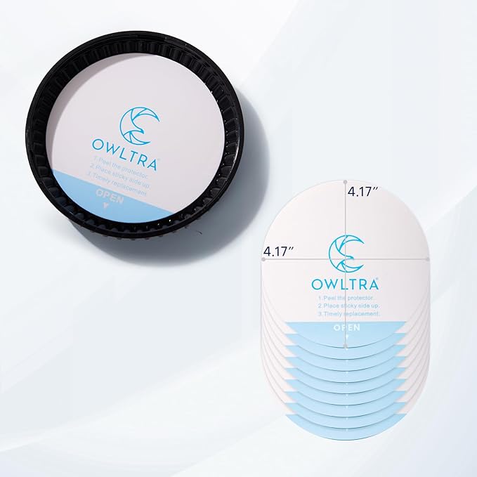 Original 10 Replacements Sticky Glue Pads Refills for OWLTRA IMT-L60 and IMT-L70 Indoor Electric Insect Trap, Catcher & Killer Lamp for Fruit Flies, Mosquitos, Moths, Gnats, and More