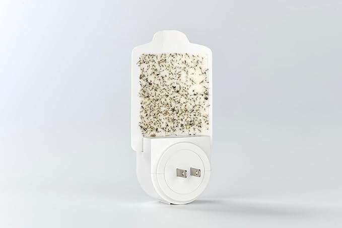 2 Pack UV Light Insect Trap with 6 Sticky Refills – Indoor Plug-in Bug Zapper for Fruit Flies, Gnats, Mosquitoes – Silent, Non-Toxic Pest Control – 395nm UV Light for Maximum Attraction