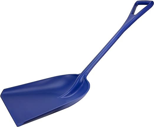 SPARTA 41077EC14 Plastic Sanitary Shovel, Food Safe Plastic Shovel For Commerical Kitchens, 14 Inches, Blue