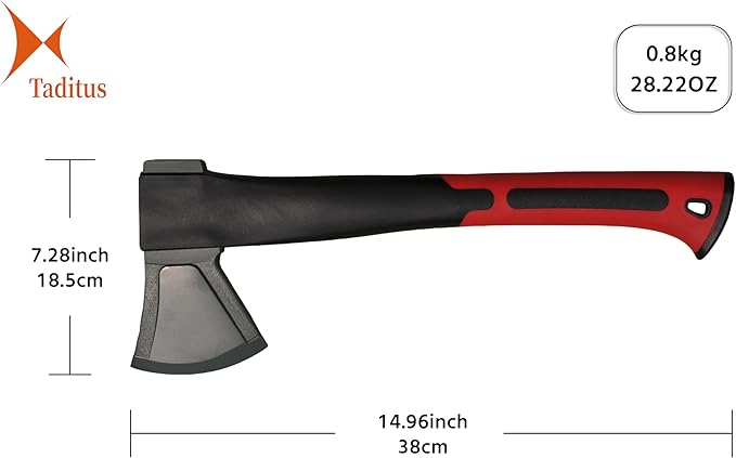 Hollow Nylon Handle Felling Axe 380mm 800g