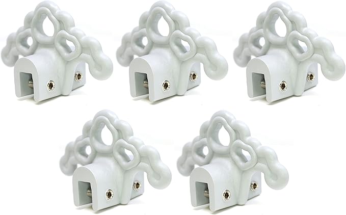 Plastic Roof Ice Guard Snow Guard Snow Stops for Standing Seam Metal Roofing - Multi-Color/Multi-Pack Listing (5, Light Grey)