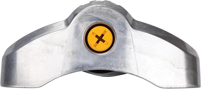 Melnor 65154AMZ XT Turbo Oscillating Sprinkler, Metal Base, 4,500 sq. ft., Quick Connect Bundle, 3-Way Adjustable, Black, Yellow