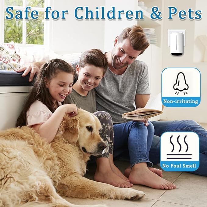 2 Pack Plug in Indoor Fly Trap, Silent and Safe Mosquito Killer, Portable Flying Insect Trap, Rapidly Flying Trap, 10 Pcs Sticky Pads, White (Small)