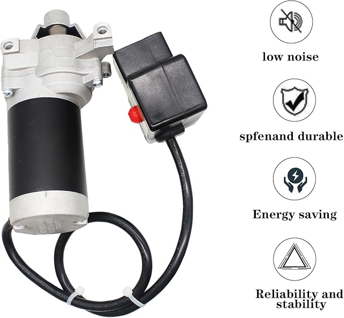 Electric Starter Motor JQ170 17 Teeth for Ariens Troy-Bilt Cub Cadet MTD Craftsman PowerSmart 208cc 254cc Snowblower Compatible with LCT 208cc 254cc Engine