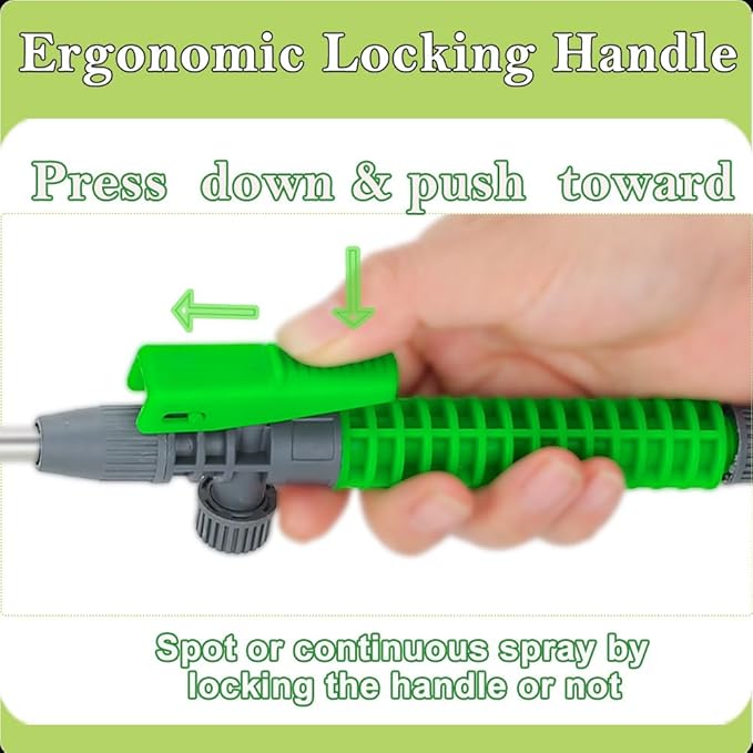 1.3Gal/5L Garden Sprayer, Pressurized Water Spray Bottle with Adjustable Shoulder Strap Pump Pressure Sprayer (Green-5L)