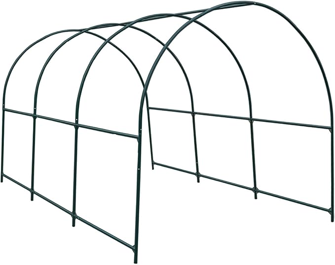 Strong Camel Greenhouse Replacement Frame for 12'X7'X7' Larger Hot Garden House , Support Arch Frame Climbing Plants/Flowers/Vegetables (12'X7'X7')