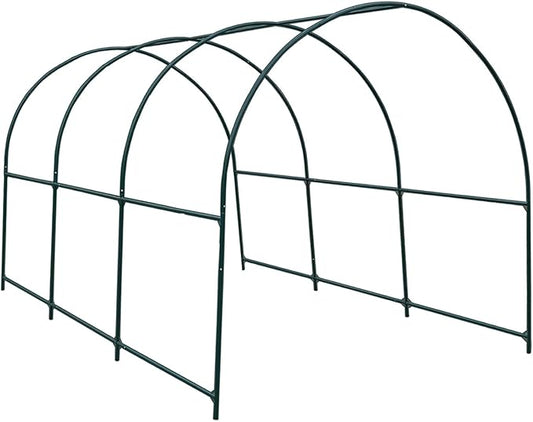 Strong Camel Greenhouse Replacement Frame for 12'X7'X7' Larger Hot Garden House , Support Arch Frame Climbing Plants/Flowers/Vegetables (12'X7'X7')