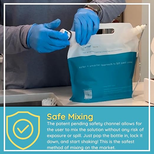 Scatter DIY Pest Control Kit - Home Barrier Pest Control | Pro Grade Insecticide Bug Killer Spray ft. Scatter Unique New SafetyChannel™ | Fast-Acting, Long-Lasting Protection Against Common Pests