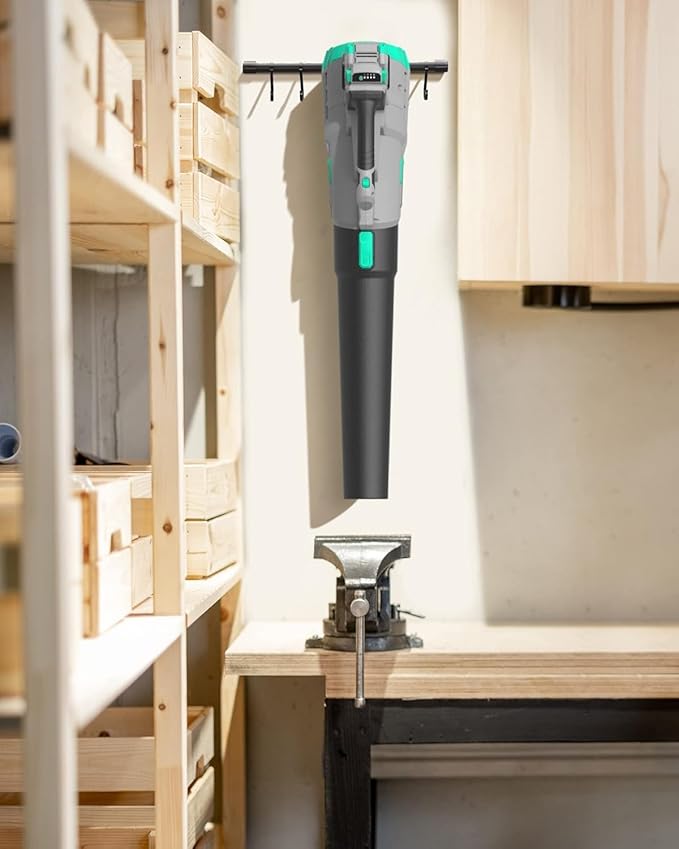 Litheli 20V Cordless Leaf Blower, 350 CFM 85 MPH Battery Leaf Blower, Variable Speeds Leaf Blowers for Cleaning Leaves, Dust, Snow, Lawn, Yard, 4.0Ah Battery & Fast Charger