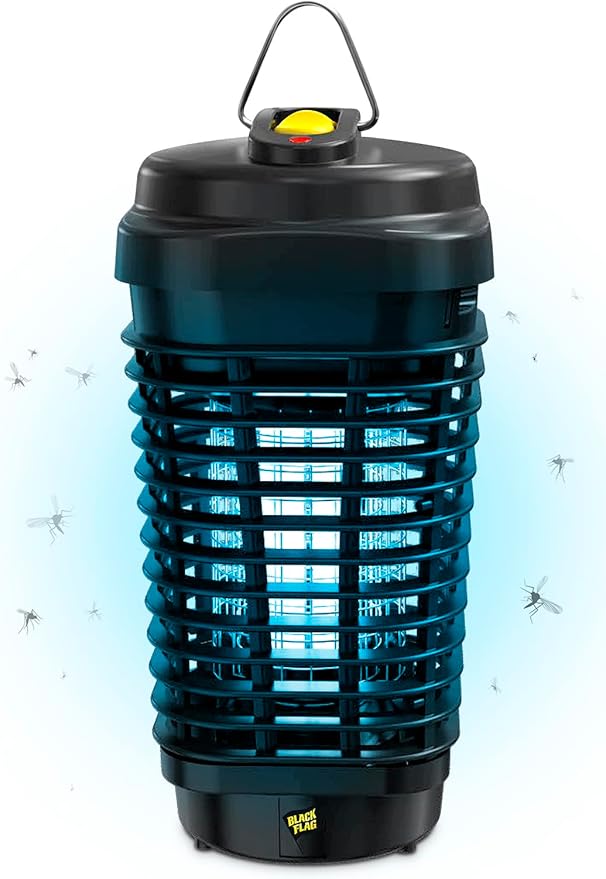 Black Flag BZ-15 Bug Mosquito Zapper Outdoor Zapper 4500 Volts UV White Light