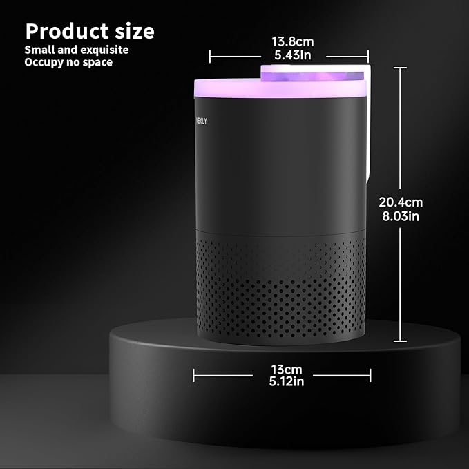 NEXLY MK029 Bug Zapper Trap Indoor Mosquito Zapper Mosquito Killer Fly Traps Flying Insects Zappers Indoor Home UVA Zapper for Bedroom, Livingroom,Studyroom