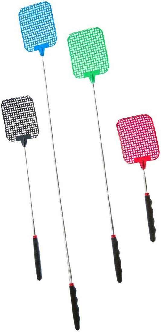 ASR Outdoor Extendable Insect Bug Fly Swatter Durable Telescopic Pole Anti Slip